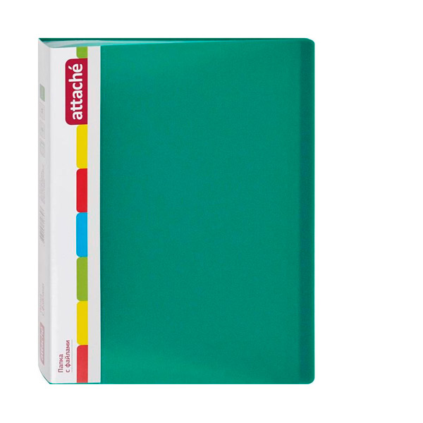 Демо-папка страниц 40, Attache, цвет зеленый, Россия