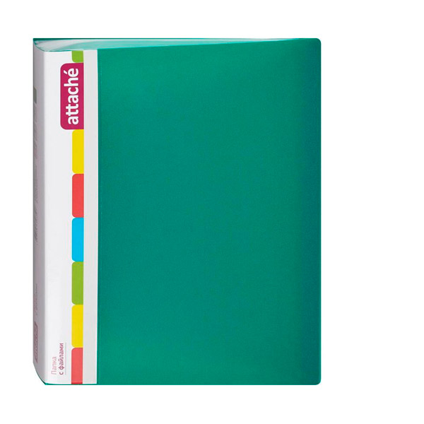 Демо-папка страниц 60, Attache, цвет зеленый, Россия