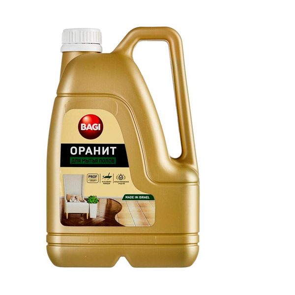 Средство моющее для мытья полов, Bagi, "Оранит", 3000 мл, аром. дюшес, концентрат, Израиль