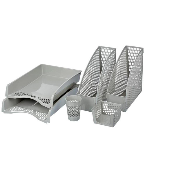 Набор настольный Стамм,  6 предметов, цвет серый, Беларусь