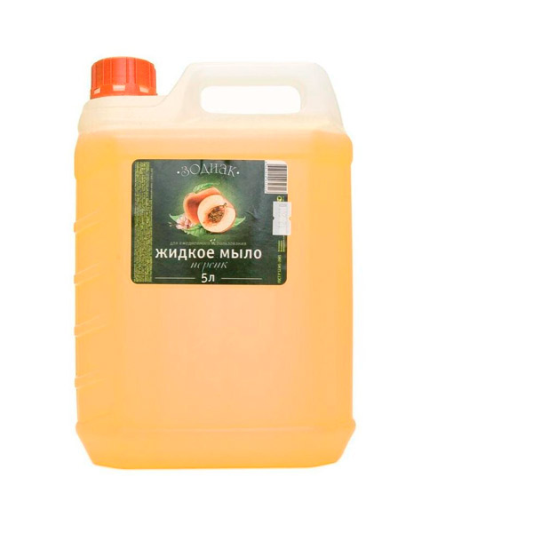 Жидкое ЗОДИАК, "персик", 5000 мл, отдушка фруктовая, Россия