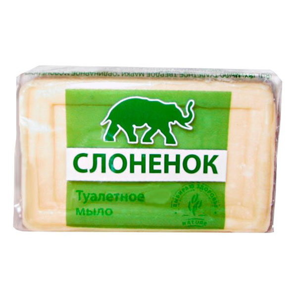 Мыло туалетное, 90 г, Аист, "Слоненок", Россия