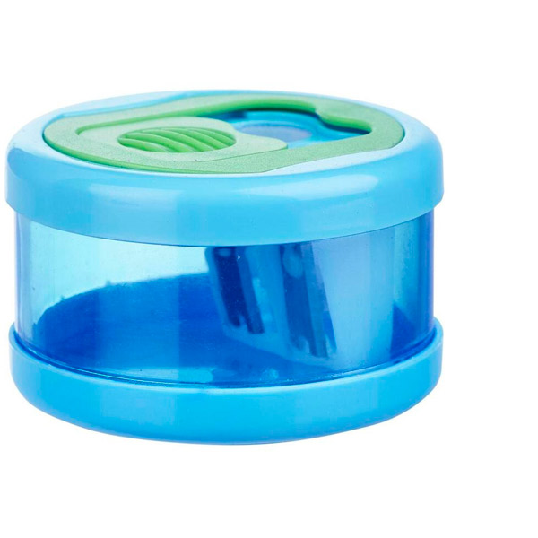 Точилка Attache, "Happy", 2 отверстия, ассорти, контейнер для стружки, Китай