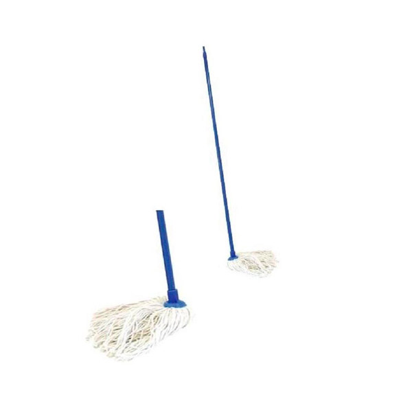 Швабра с веревочной насадкой МОП, Home Queen, насадка 29*8 см, хлопок, ручка 114 см, 569186, Китай