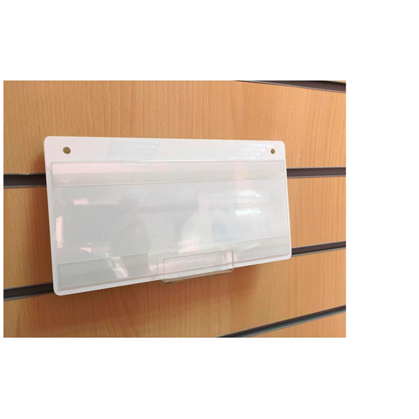 Информационная табличка подвесная  с карманом для смены информации, 250*130 мм, цвет белый, Attache, пластик