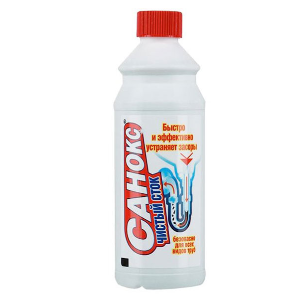 САНОКС, 500мл, жидкость, Ср-во для чистки труб, чистый сток