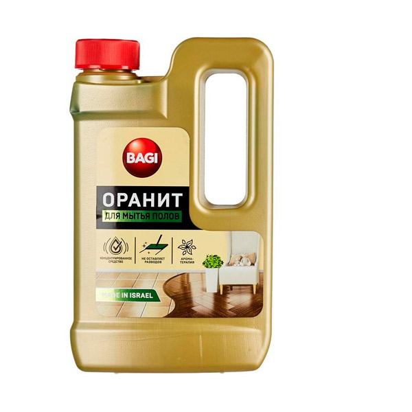 Средство моющее для мытья полов, Bagi, "Оранит",  550 мл, аром. дюшес, концентрат, Израиль