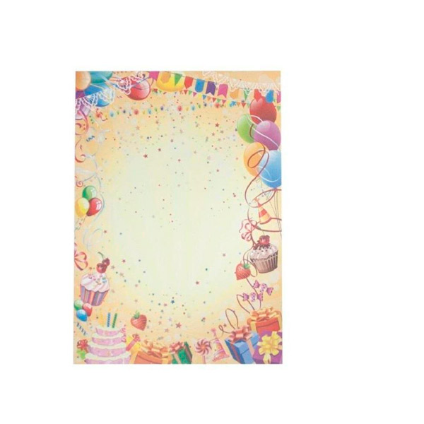 Дизайн-бумага "Праздник", A4, 20 листов, плотность 130 г/кв.м, Россия