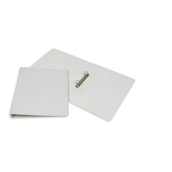 Папка 2 кольца A4, ширина корешка 25 мм, цвет белый, Bantex, "Панорама", Россия