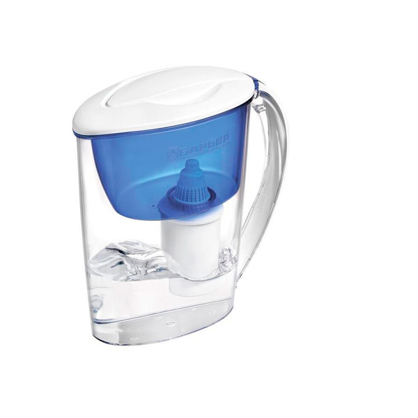 Кувшин-фильтр для воды Барьер, "Extra", 2,5 л, индиго, кассета в комплекте, Россия