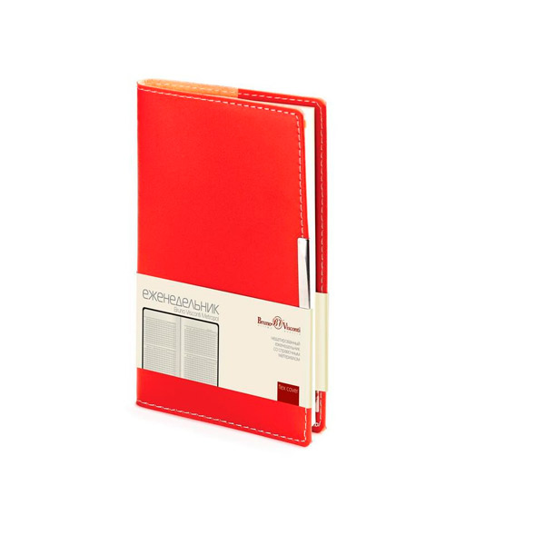 Еженедельник недатированный Bruno Visconti, "Metropol", 102*177 мм, A6, 80 листов, Китай