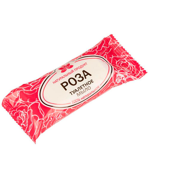 Мыло туалетное 75 г, Банное, аром. Роза, Россия