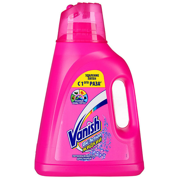 Пятновыводитель VANISH, "Oxi Action", 2,0 л, жидкость, Великобритания