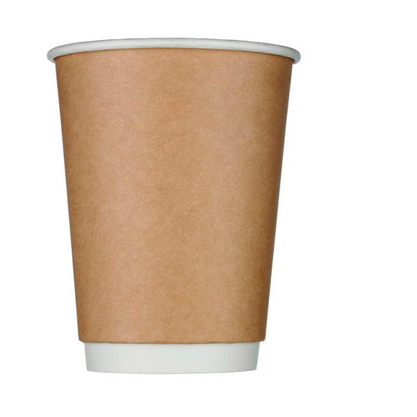 Стакан одноразовый бумажный 300 мл, 25 шт., двухслойный, Россия