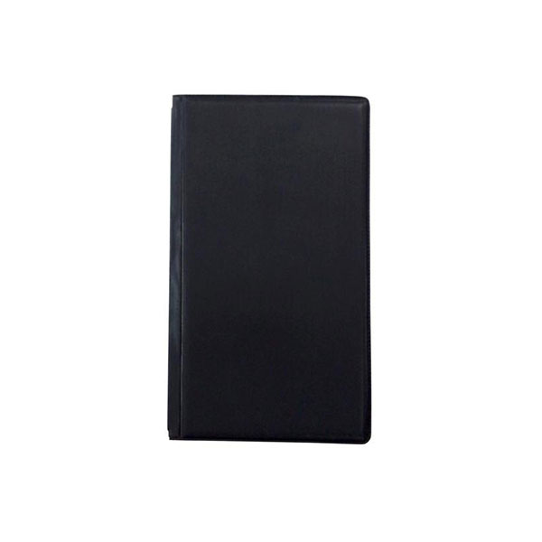 Визитница настольная  72 визитки, Attache, 100*190 мм, цвет черный, обложка ПВХ, Россия