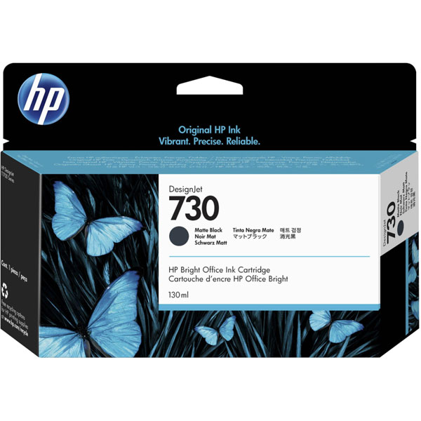 Картридж струйный HP 730 P2V65A мат.чер. (130мл) для T1700