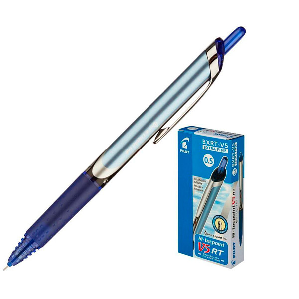 Ручка-роллер Pilot, толщина линии письма 0,25 мм, цвет чернил синий, Япония