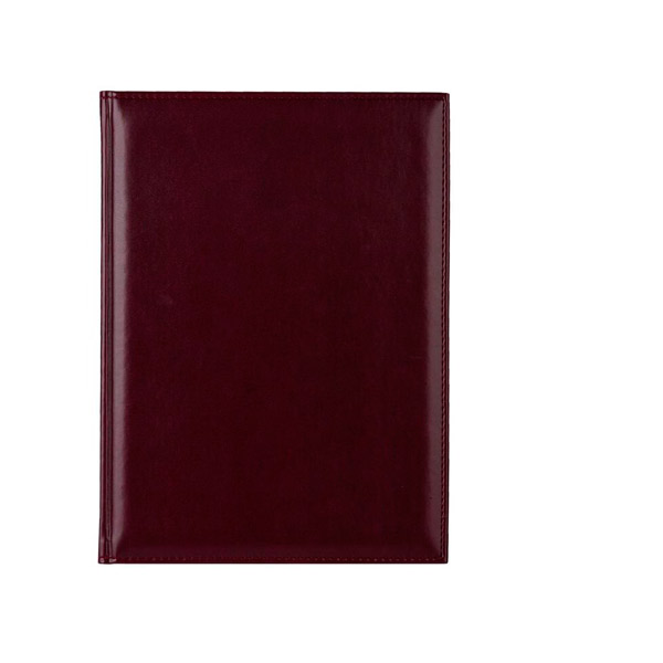 Ежедневник недатированный A4, бордовый, Attache, "Каньон", искусственная кожа, 176 листов, Россия