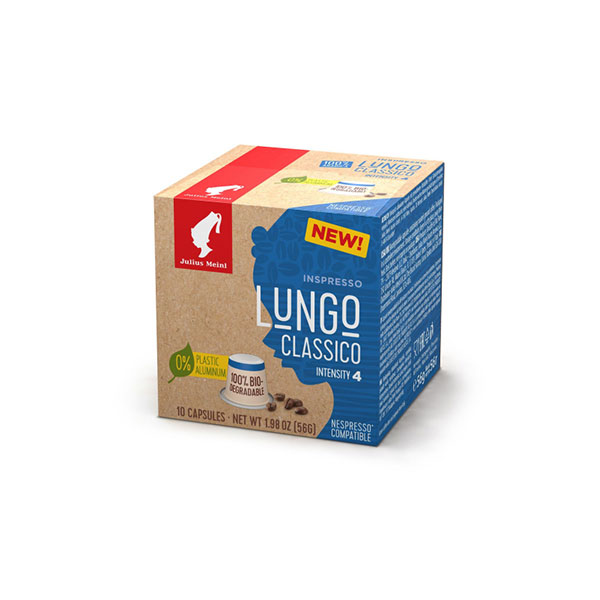 Капсулы для кофемашин Julius Meinl, "Lungo Classiсо Bio", комплект 10 шт., по 5,6 г, Италия