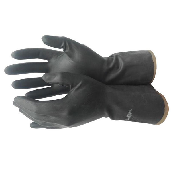 Перчатки защитные латекс, КЩС тип 2, (К20Щ20), размер 8, цвет черный