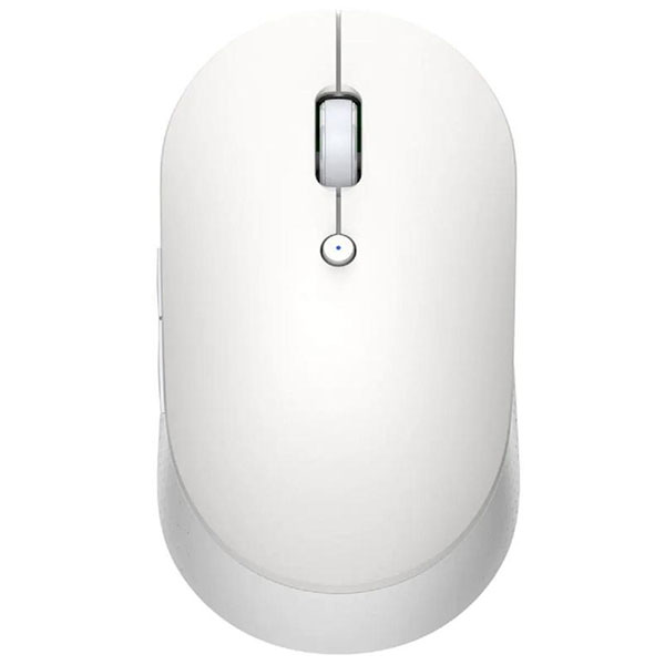 Мышь компьютерная беспроводная, оптическая, XIAOMI, Mi Dual Mode Wireless Mouse Silent Edition, HLK4040GL, usb, 6 кнопок, цвет белый