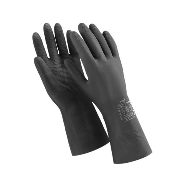 Перчатки защитные неопрен, КЩС тип 2, Manipula Specialist, Химопрен, NPF09/CG973, размер 8-8,5, в упаковке 1 пара, цвет черный
