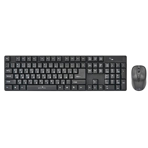 Набор (клавиатура и мышь) беспроводной, Oklick, 210M, мышь 4 кнопки, цвет черный, 612841, Китай