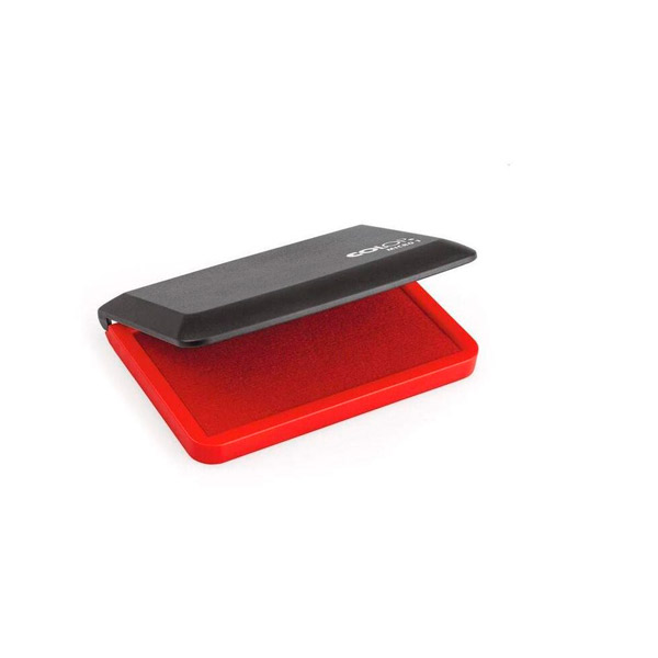 Подушка штемпельная настольная Colop, "Micro 1", 90Х50 мм, цвет красный, корпус пластик, Чехия