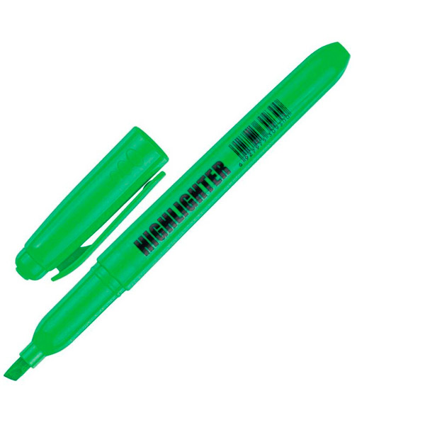 Текстовыделитель CC2118S, толщина линии письма 1-3,9 мм, цвет чернил зеленый, Китай