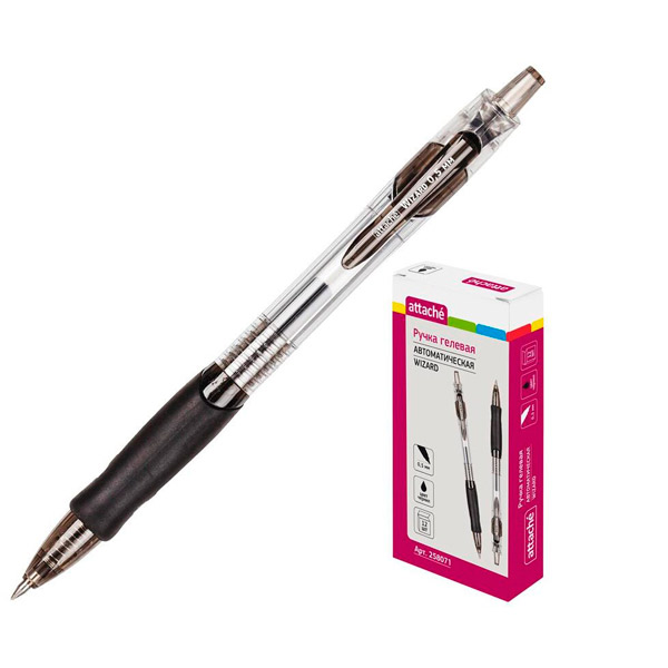 Автоматическая гелевая ручка Bloma, G-987, одноразовая, цвет чернил черный, толщина линии письма 0,5 мм, Китай