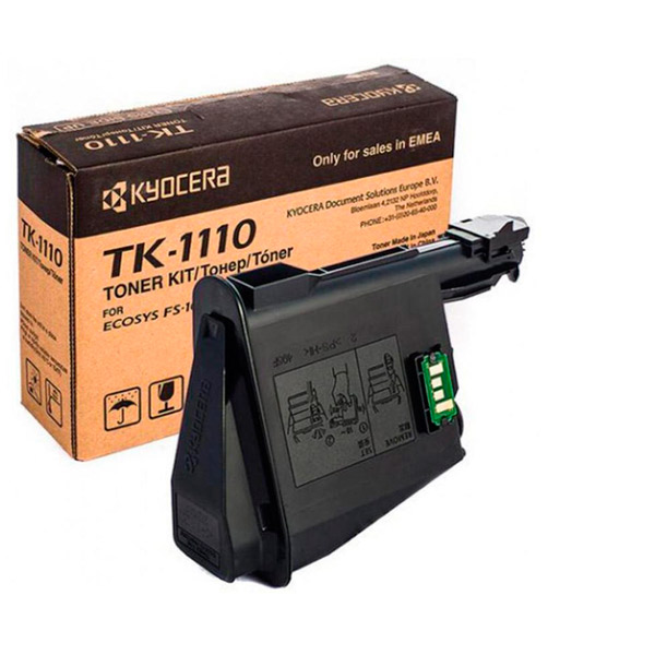 Картридж лазерный Kyocera, TK-1110, оригинальный, цвет черный