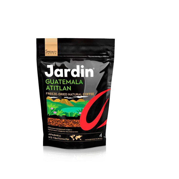 Кофе растворимый, Jardin, "Guatemala Atitlan", вес  150 г, сублимированный, упаковка вакуумная, Россия