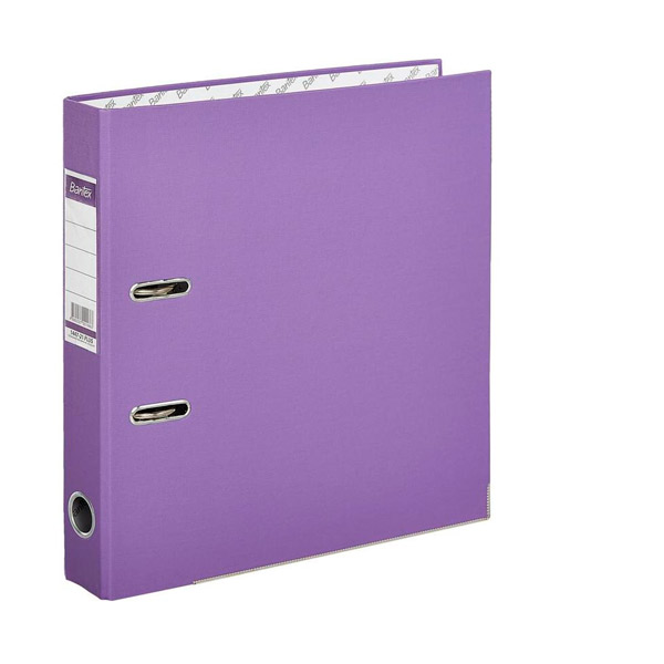 Регистратор A4, ширина корешка 50 мм, цвет фиолетовый, Bantex, "ECONOMY PLUS", пластик, Россия
