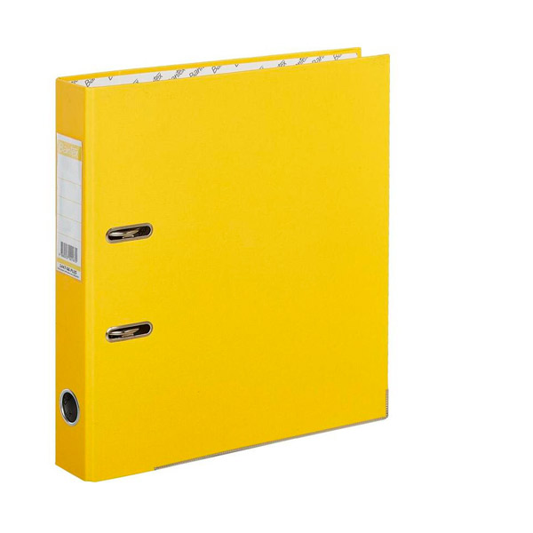 Регистратор A4, ширина корешка 50 мм, цвет желтый, Bantex, "ECONOMY PLUS", пластик, Россия