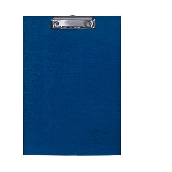 Планшет (клипборд) 216*303 мм, цвет синий, Attache, картон/ПВХ, Россия