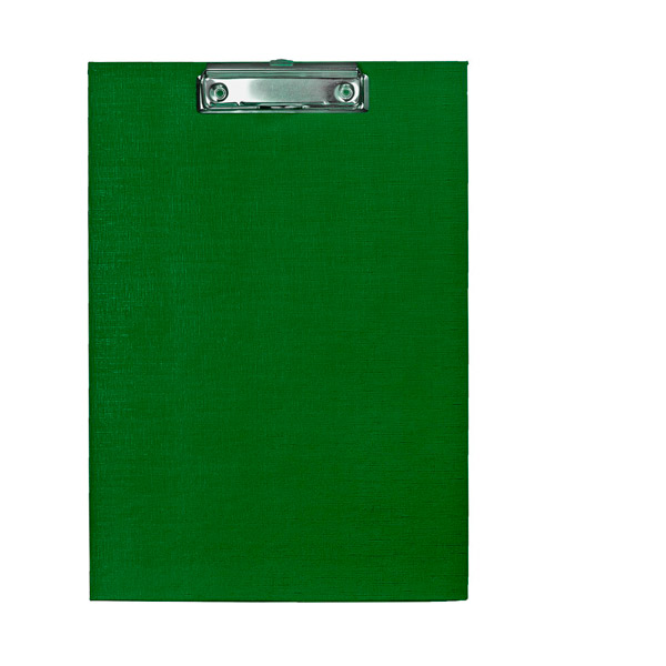 Планшет (клипборд) A4, цвет зеленый, Attache, картон/ПВХ, Россия