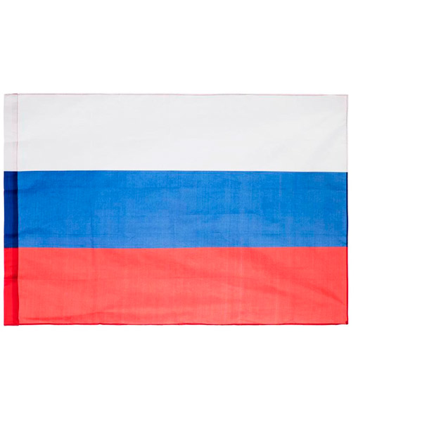 Флаг триколор РФ, 90*135 см, Шелк, Россия
