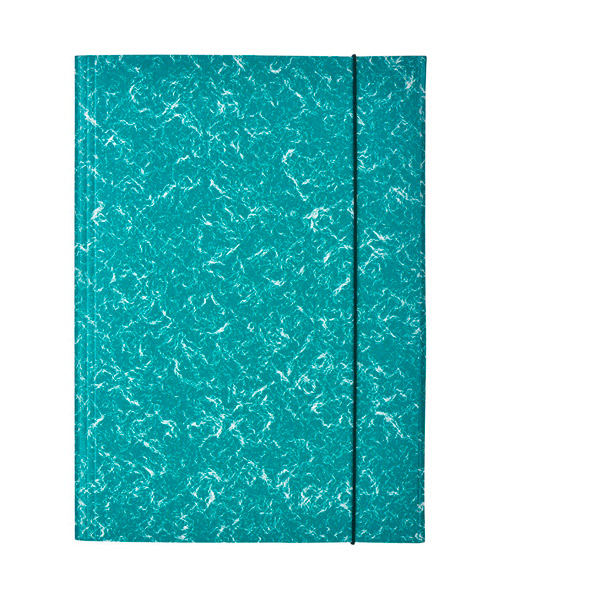Папка на резинках A4, Attache, цвет зеленый, 370 г/кв.м, Россия