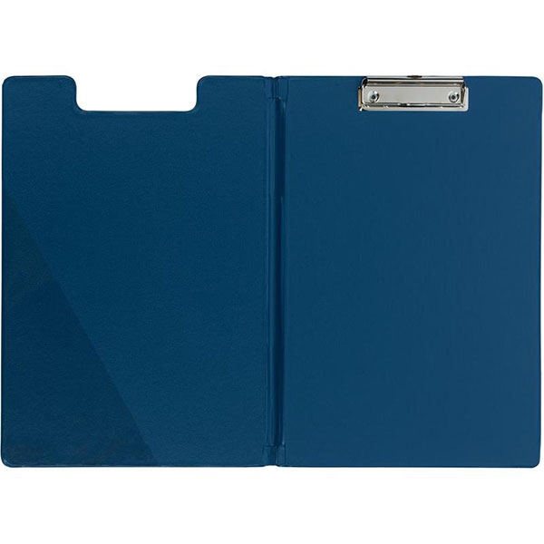 Планшет (клипборд) A4, с крышкой, цвет синий, Bantex, картон/ПВХ, Россия, 4210-01