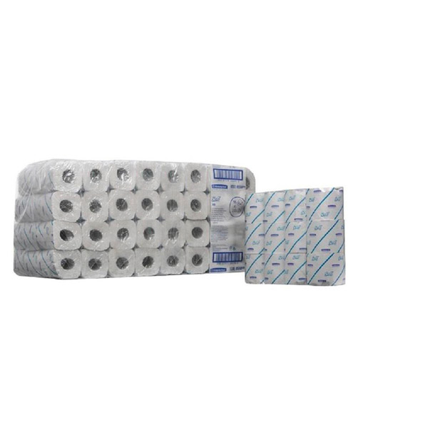 Туалетная бумага в рулонах, KIMBERLY-CLARK, "Scott Perfom", 2-сл, 96 рул* 25 м, цвет белый, 8559