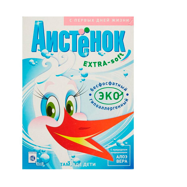 Стиральный порошок Аистёнок, автомат,  0,4 кг, "Soft extra", Россия