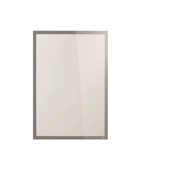 Рамка для рекламы и объявлений, магнитная, для стеклянных поверхностей, A1, Durable, "Duraframe Poster Sun", цвет серебристый, Польша
