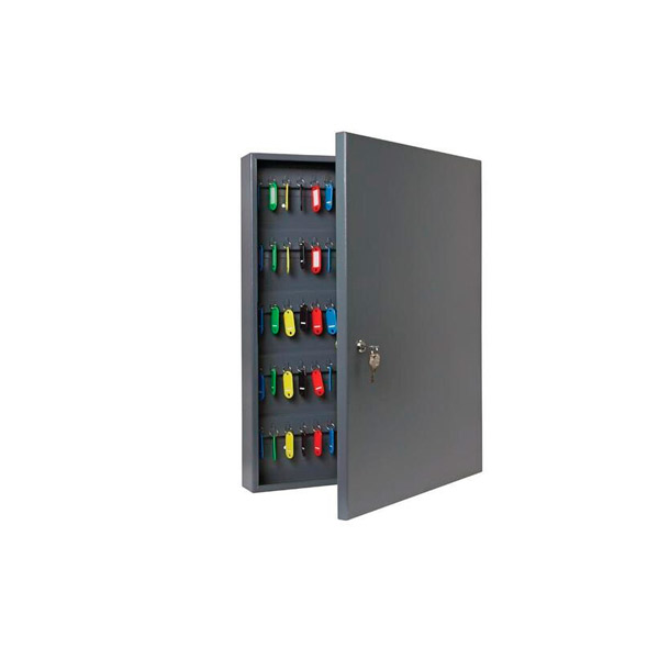 Шкафчик на 130 ключей, Onix, 450*600*90 мм, цвет темно-серый, ключевой замок, Россия