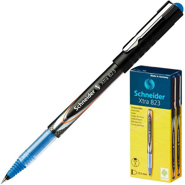 Ручка-роллер Schneider, "Xtra", толщина линии письма 0,3 мм, цвет чернил синий, Германия, 823/3