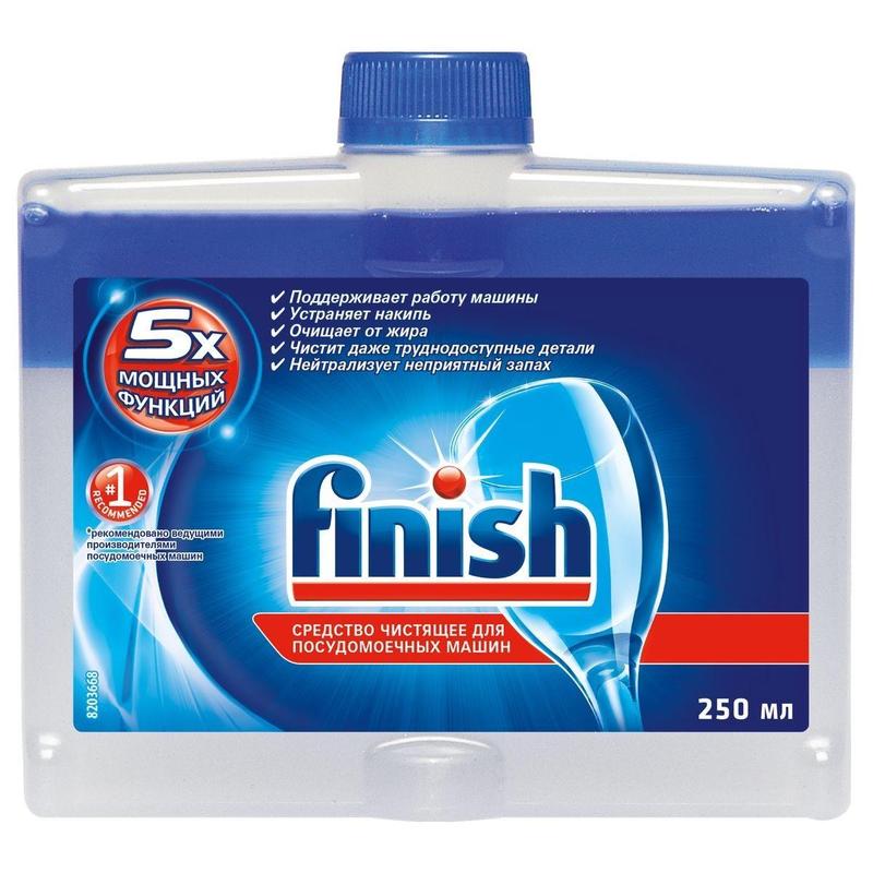 Средство чистящее для посудомоечных машин, FINISH, 250 мл, флакон