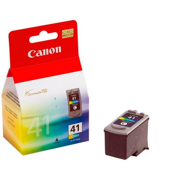 Картридж струйный Canon, CL-41, оригинальный, цвет цветной, 0617B025