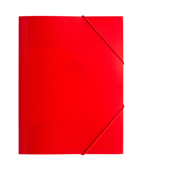 Папка на резинках A4, Attache, "Economy", цвет красный, 0,45 мм, ширина корешка 15 мм, Россия