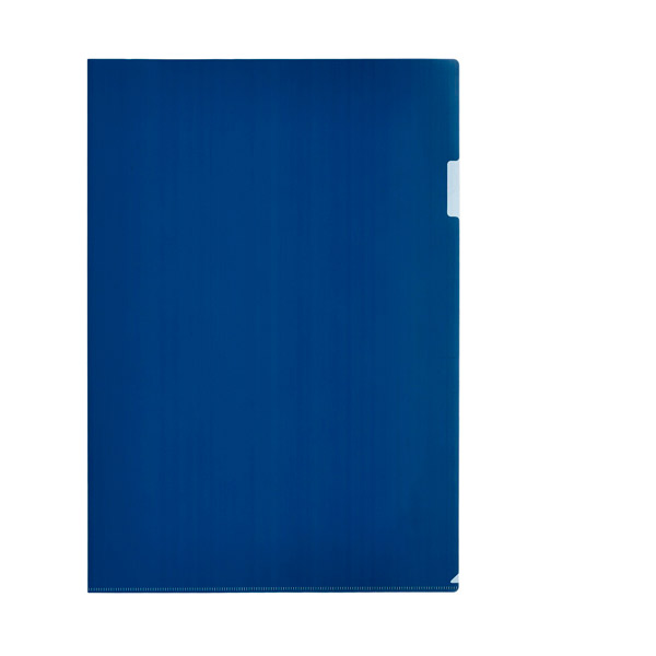 Папка-уголок A3, Attache, пл. 180 мкм, в упаковке 20 шт., цвет синий, отделений 1, фактура глянцевая, Россия