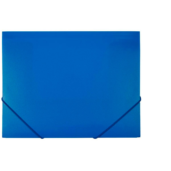 Папка на резинках A4, Attache, цвет синий, 0,6 мм, ширина корешка 36 мм, Россия