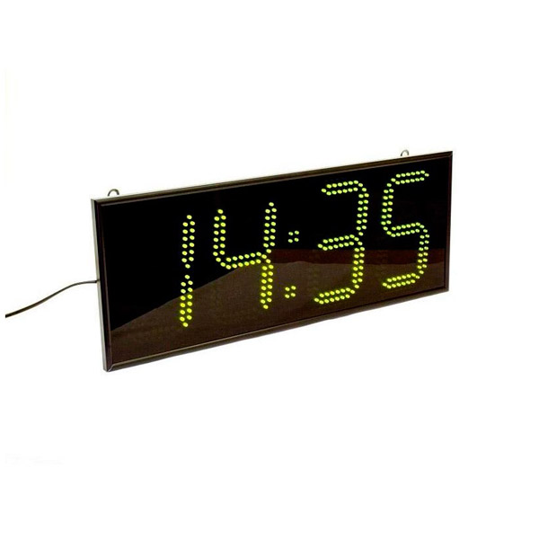 Часы электронные Импульс, 418-G, цвет свечения зеленый, 600*230*75 мм, Россия